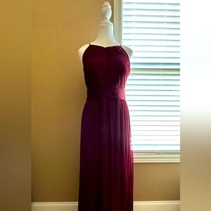 Bridesmaid dress, maroon in color!